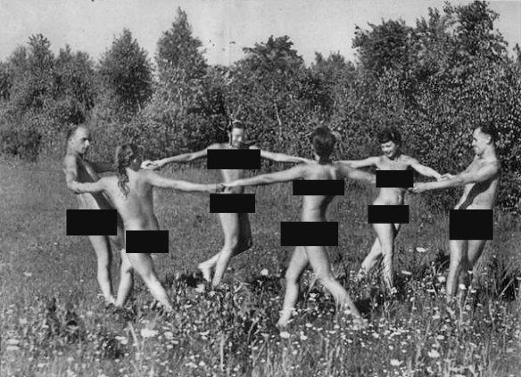 World naked gardening day