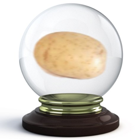 Spud in crystall ball